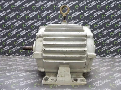 1 HP Delco 3-Phase AC Motor Frame 132 460V 1740 RPM 161104 Used