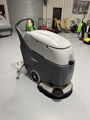 Advance SC450 Walk-Behind Floor Scrubber Factory Demo