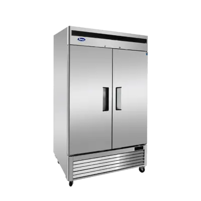 New | in-Stock Atosa New Atosa MBF8507GR - Bottom Mount Two (2) Door Reach-in Refrigerator 115V Refrigerators Illinois US | Falcon Restaurant Supply #1375656