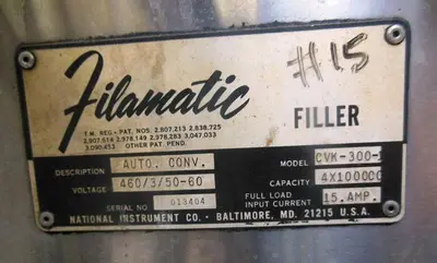 USED FILAMATIC CVKM-300-1
