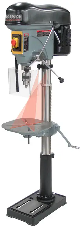 New | in-Stock KING CANADA KC-119FC-LS Drill Press (Woodworking) British Columbia CA | Lenmark #255174