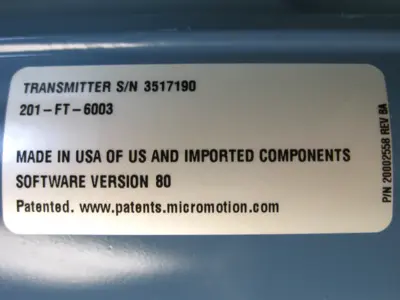 NEW Micro Motion 2700 R12 AB 2EXCX