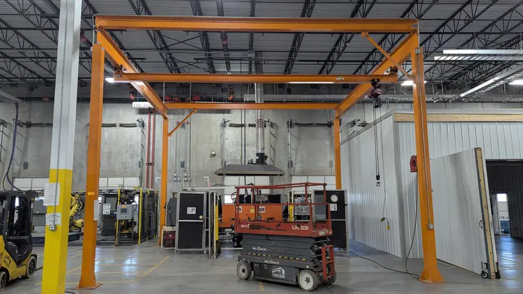 DAYTON 1 Ton Cranes - Overhead, Bridge | Highland Machinery & Crane