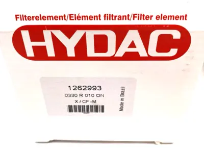 USED HYDAC HYDRAULIC FILTER ELEMENT 0330 R 010 ON