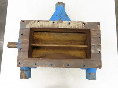 ACS Ancaster Conveying Aero-Flow Pneumatic Rotary Airlock Valve 6x14" Flange