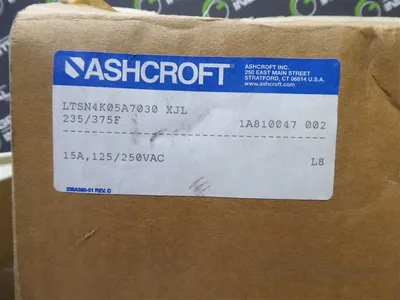 Ashcroft LTSN4K05A7030 XJL Temperature Switch 235-375°F New NIB
