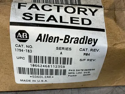 New | in-Stock ALLENBRADLEY 1794TB3 Terminal Blocks Ohio US | HGR 24 #1545289