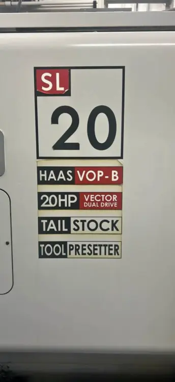 Used 2007 HAAS SL-20 CNC Lathes Ohio US | Toolquip, Inc. #1336399