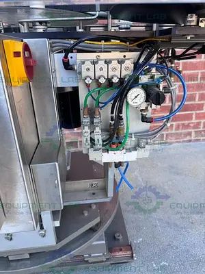USED NEW JERSEY MACHINE 401XRE -0095 PALLET LABELER 120V, 60 CYCLES, 1.2 KW