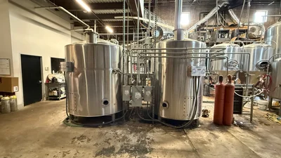 DYM 10bbl 4-vessel Electric Brewhouse w/direct fire firebox