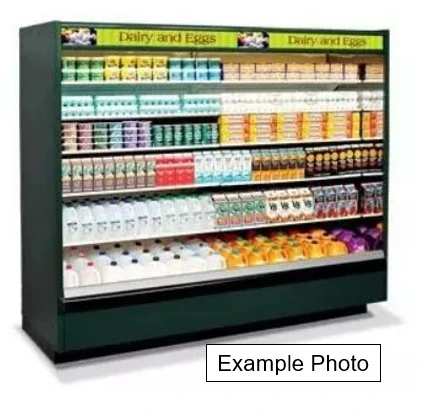 130-0076 Hussmann D6NX-4LEP Remote 4’ Refrigerated Display