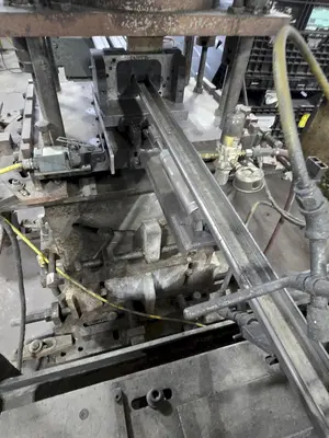 20 TON PNEUPOWR AIRAM MODEL #4P20 PNEUMATIC PRESS 3” STROKE: YOBRO #24858