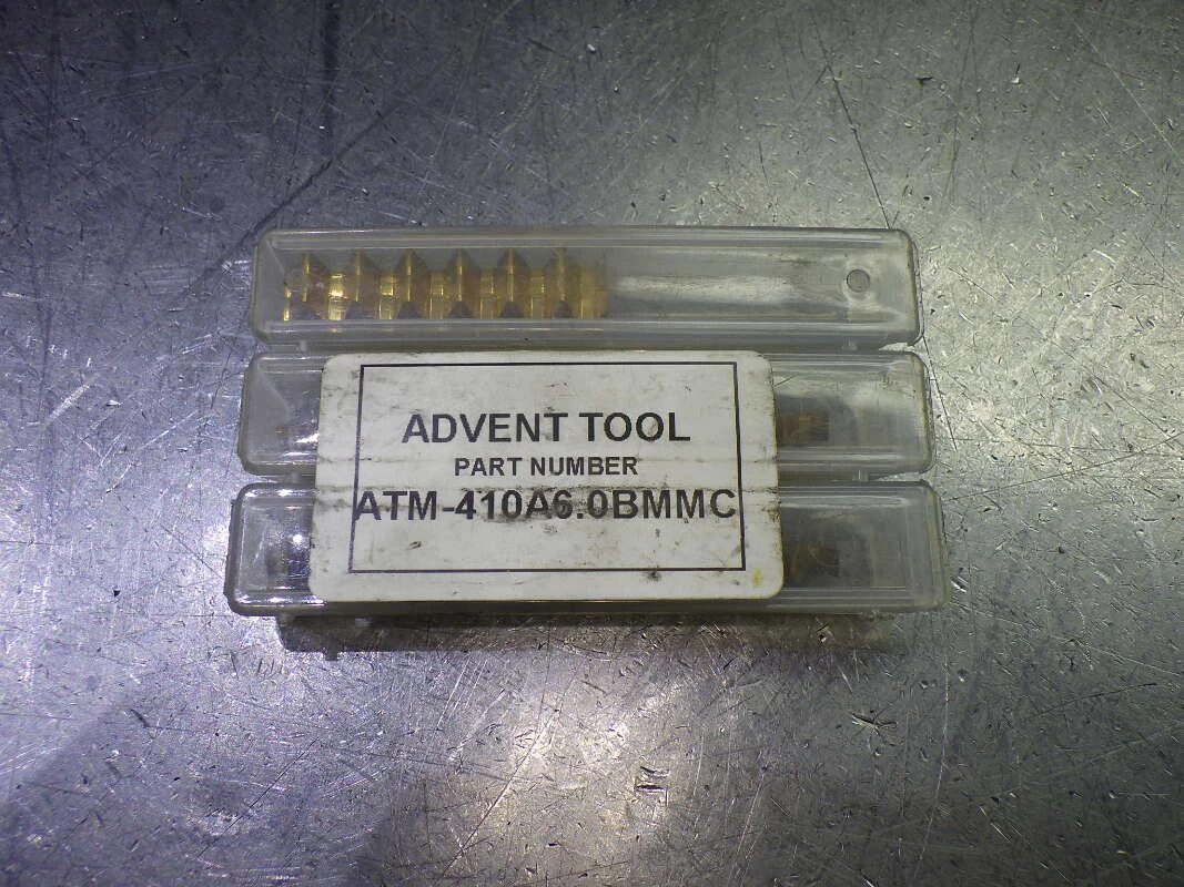 Advent Tool Carbide Thread Mill Inserts QTY6 ATM-410A6.0BMMC (LOC796)