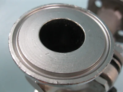 ITT Manual Stainless Sanitary Diaphragm Valve 1" Tri-Clamp G3