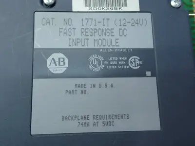 Used ALLEN BRADLEY 1771IB PLC Input & Output Ohio US | HGR 24 #879781