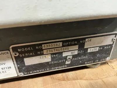 Used HP 43855B2 Heat Treating Units Ohio US | HGR 24 #1315180