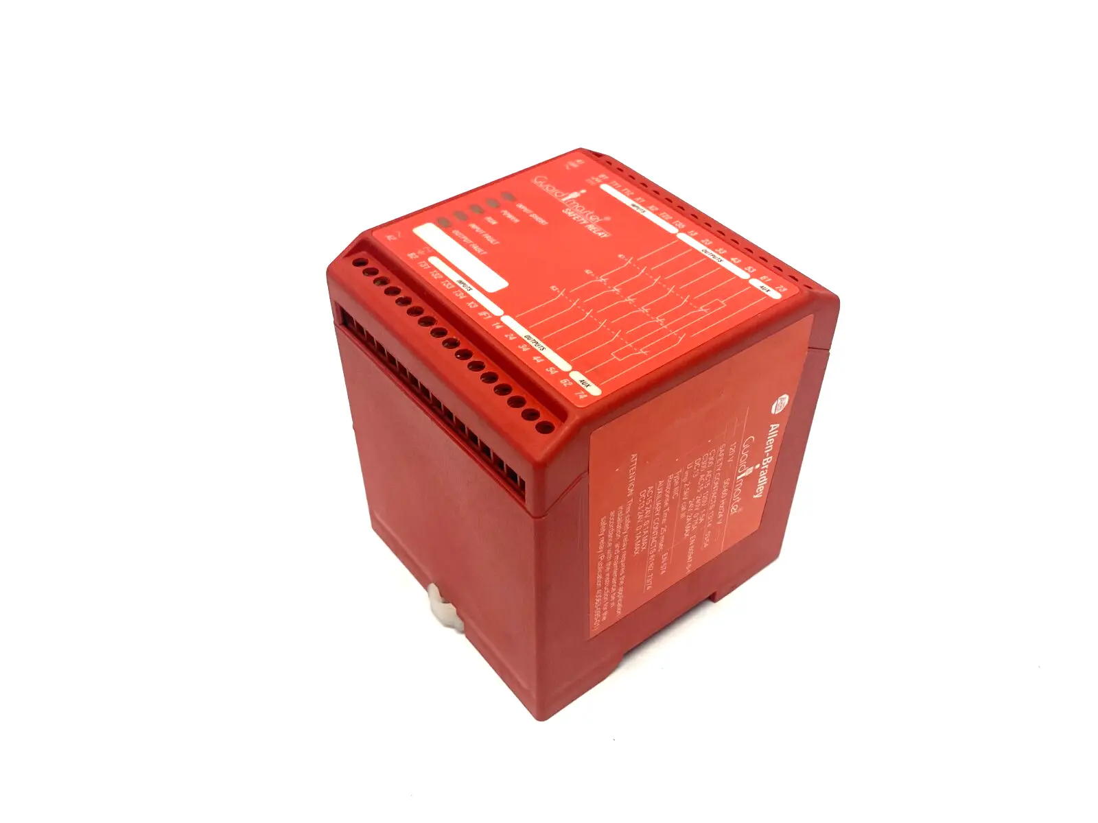 USED ALLEN-BRADLEY SER. A GUARDMASTER SAFETY RELAY MODULE
