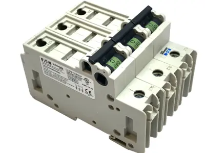 USED EATON BUSSMANN CUBEFUSE FUSIBLE DISCONNECT 60A 600V 3-POLE BOX OF 2