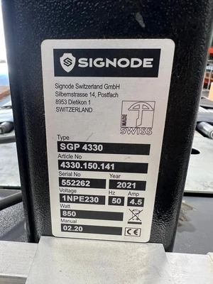 Used signode SGP 4330 Miscellaneous Equipment (Electrical & Power) California US | American Industrial Supply Co. #1377045