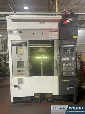 Used 2015 OKUMA 2SP-150H CNC Lathes Michigan US | Tramar Industries #419490
