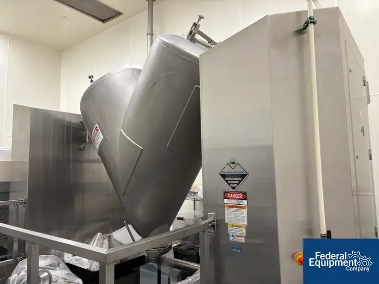 Used Patterson-Kelley 30 Cu Ft Patterson-Kelly Twin Shell CrossFlow V Blender, S/S Double Cone - V Mixers Ohio US | Federal Equipment Company #1512817