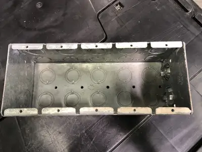 9x4" High Voltage Pre-Ganged Masonry Box