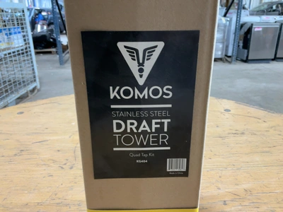 Used KOMOS KG404 STAINLESS STEEL DRAFT TOWER QUAD TAP KIT Beer Equipment Michigan US | Miedema Asset Management Group #1768190