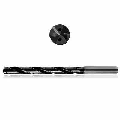 PCT 10.72mm Solid Carbide Drill 5xD Coolant Thru TiAlCN Coating Double Margin