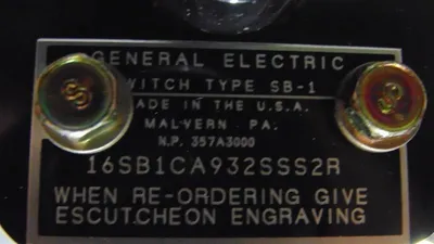 General Electric 16SB1CA932SSS2R SB-1 Drum Switch New NIB