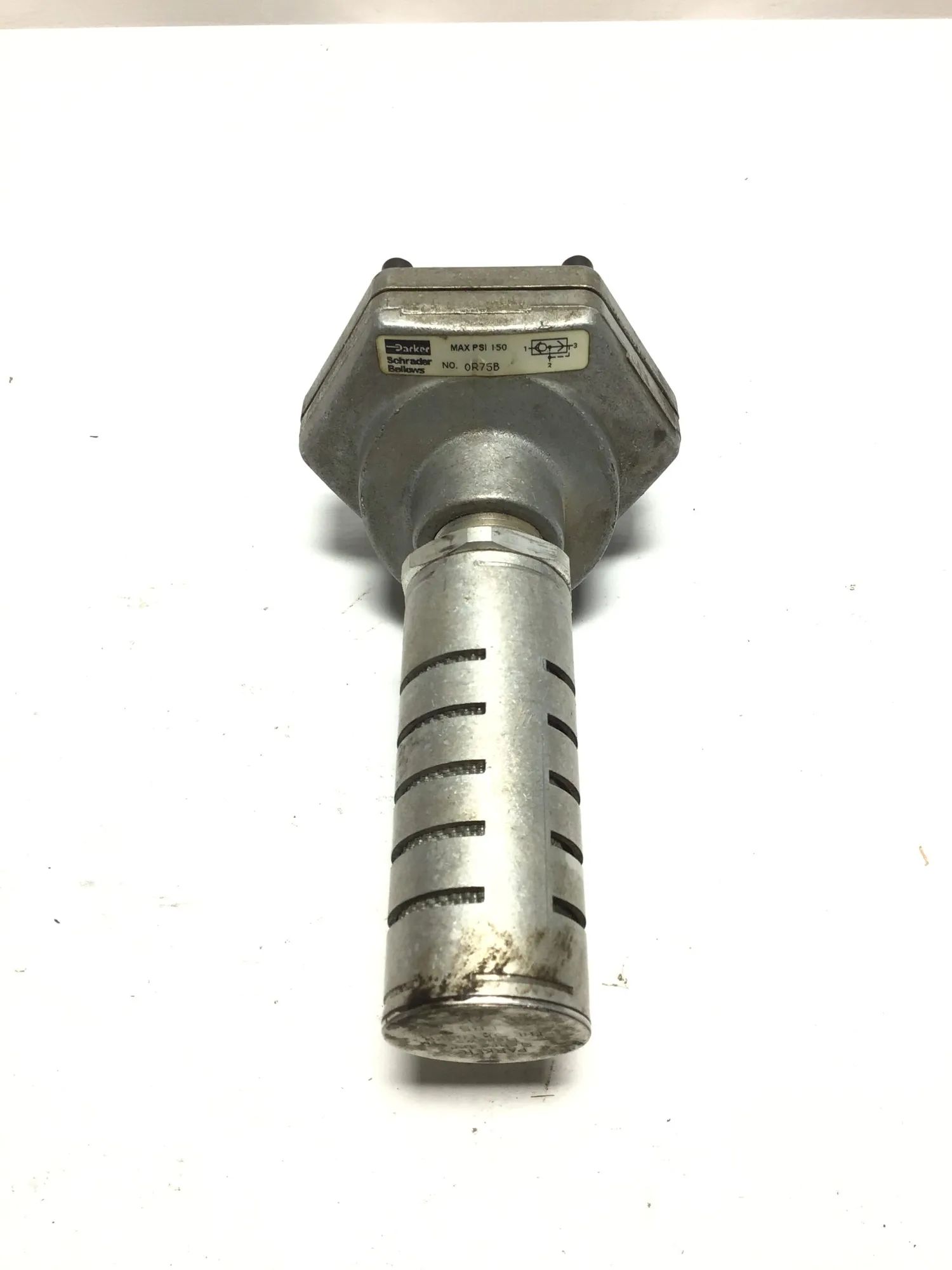 Parker Schrader Bellows ES-75 MB Exhaust Valve Silencer 150 PSI Max