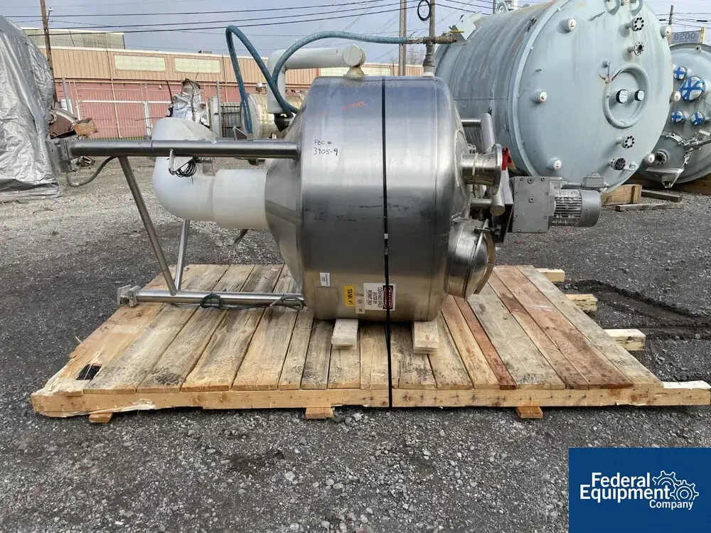 USED A&B Process 350 Gal A&B Process Systems Mix Kettle, 316L S/S, 130#