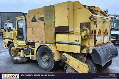 Used 1997 ATHEY MOBIL M-8A PATRIOT Street Sweeper New Jersey US | Proxy Equipment #1385339