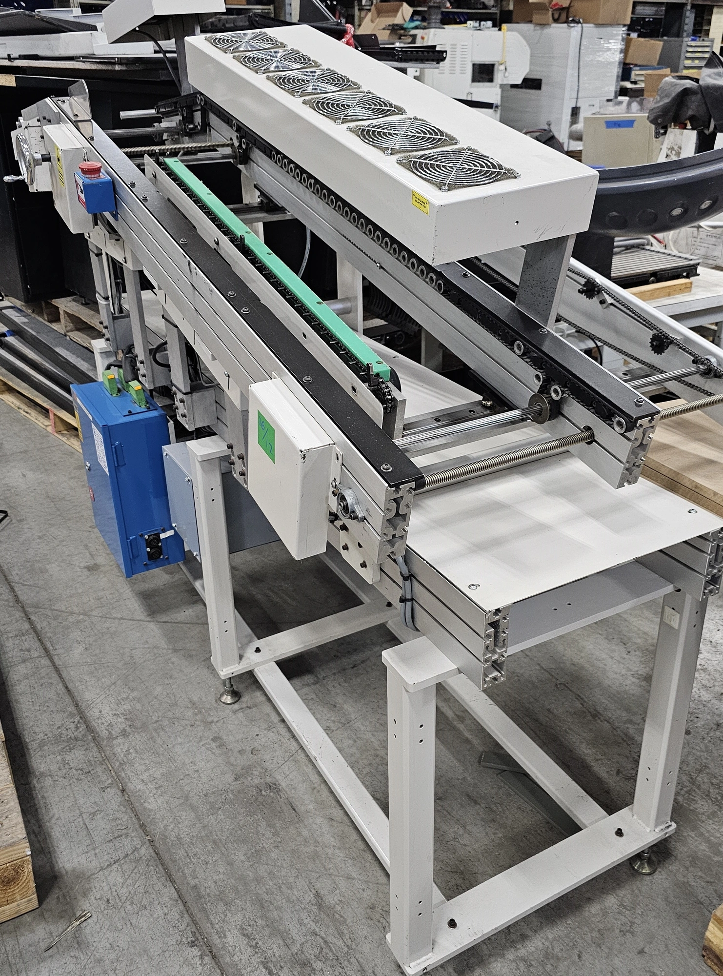 USED 2003 CONVEYOR TECHNOLOGIES HWO-73I-2-AB-0343-0356 EXIT CONVEYOR