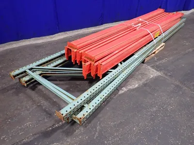 42" X 192" Pallet Racking  - Teardrop
