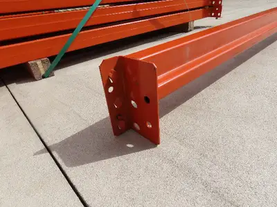 Interlake 60"x 2-3/4" Teardrop Pallet Racking Rack Step Beam Crossmember 4640Lb
