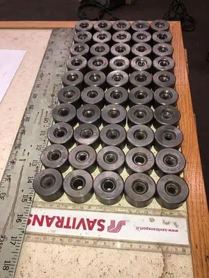 3047-140 Lot of 50 Tungsten Quality Carbide Medium-Size Wire and Tube Drawing Dies