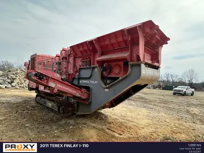 Used 2011 TEREX FINLAY I-110 Crushers New Jersey US | Proxy Equipment #1425943