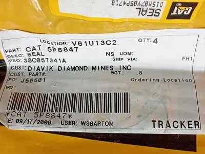 NEW 2009 CATERPILLAR 5P-8847