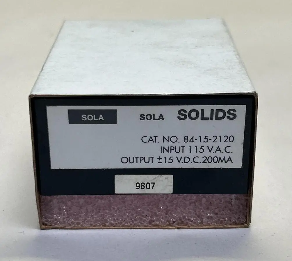 Used SOLA 84-15-2120 Miscellaneous Equipment (Electrical & Power) | Surplus Asset Holdings #1197300