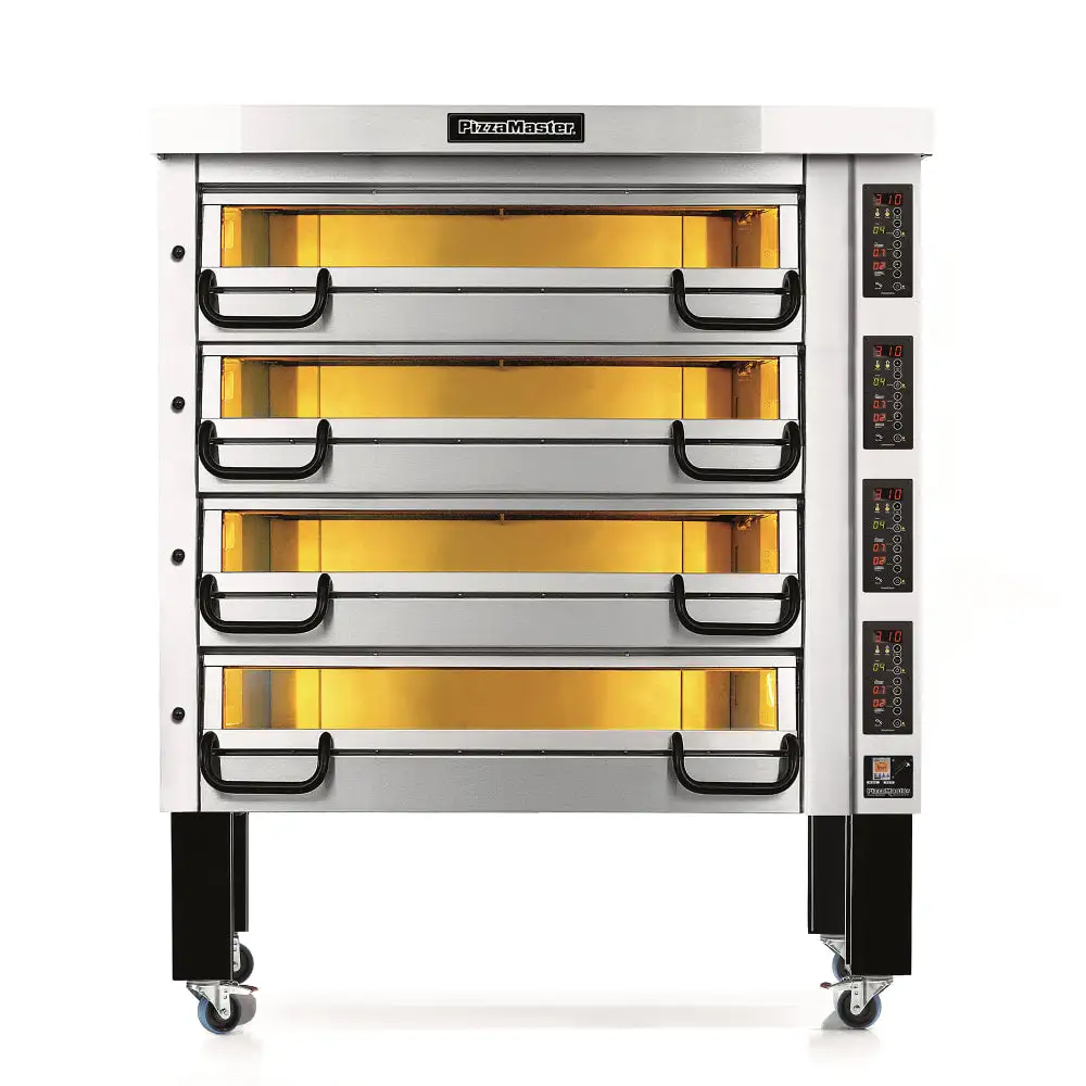 Pizzamaster 900 Series Floor Model Quadruple Mult-Purpose Deck Oven - 208v (PM 934ED)