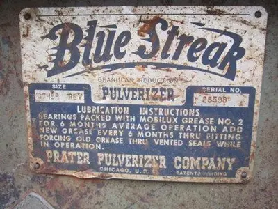 Mill, Hammer, Prater, Size 67H5R, Carbon Steel, Blue Streak #S738227