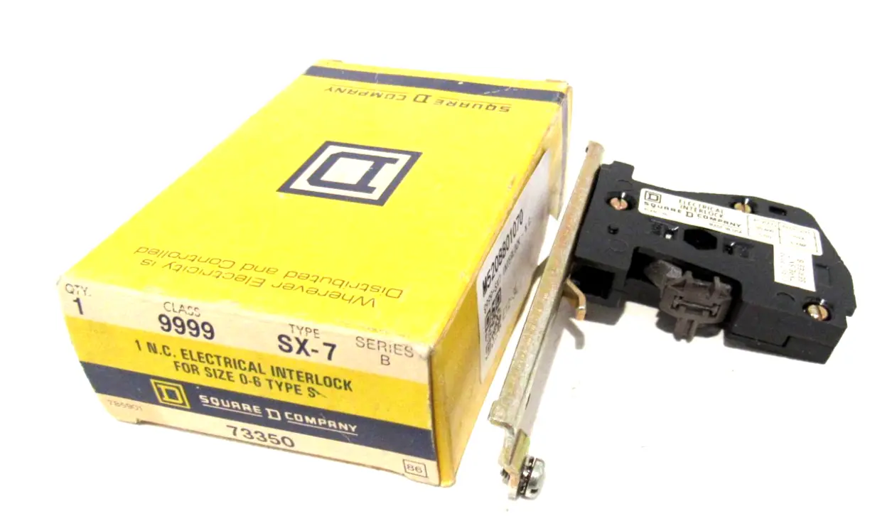 NEW SQUARE D 9999-SX-7 ELECTRICAL INTERLOCK 9999SX7
