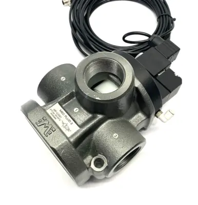USED MEC FLUID 2 SERVO-ASSISTED VACUUM VALVE 3-WAY, 1-1/2" PORTS, COMP. AIR