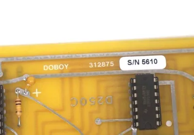 NEW DOBOY 312875 CONTROL BOARD D250C