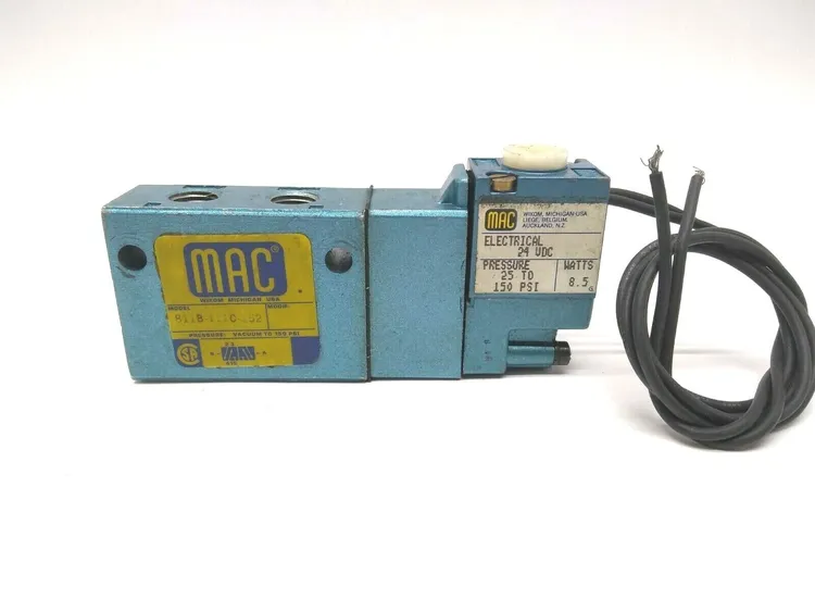 Used MAC VALVES SOLENOID VALVE WITH PME-6111BAAA 24VDC Solenoid Valves | Maverick Industrial Sales #1115425