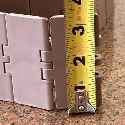 UNI CHAIN SLAT-TOP SIDE FLEXING  APPROXIMATELY 18’ NNB FAST SHIPPING +WARRANTY