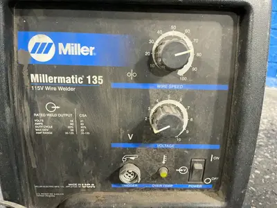 Used MILLER MILLERMATIC 135 Mig Welders Ohio US | HGR 24 #1498551