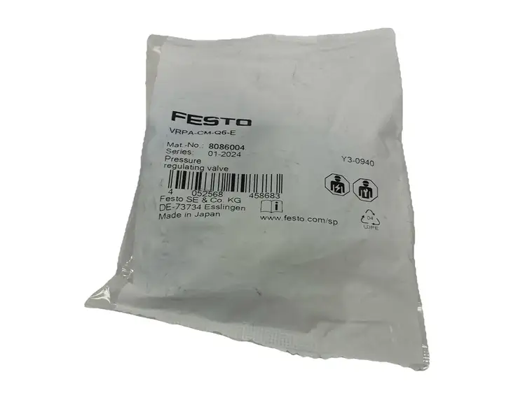 New | in-Stock FESTO VRPA-CM-Q6-E Air Pressure Regulators | Maverick Industrial Sales #1114022