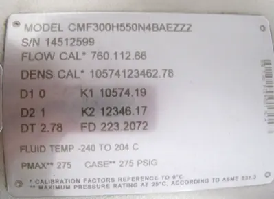 Used Micromotion _UNKNOWN_ Sensors New Hampshire US | Bitter End Trading #1452975