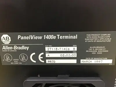 USED ALLEN BRADLEY 2711E-T14C6 SER B